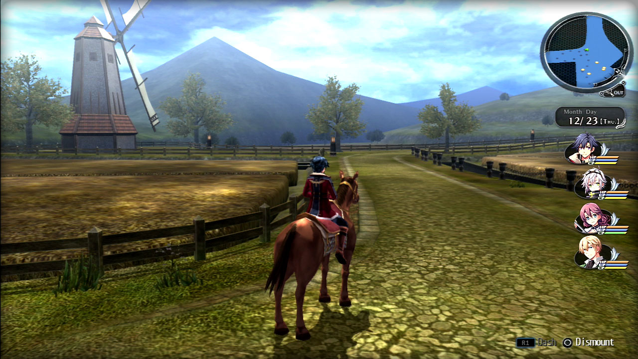 The Legend of Heroes: Trails of Cold Steel II - Horseback Riding & Orbal Bike (Transportation) screenshot 2